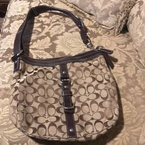 Brown Coach Signature Purse
